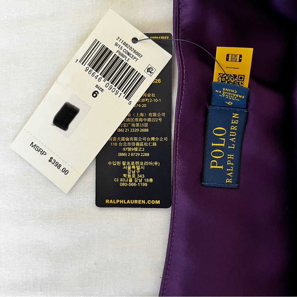 Polo Ralph Lauren Ruffle Satin Maxi Skirt - Picture 7 of 7